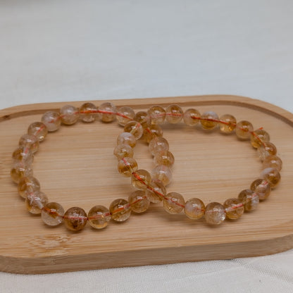 Citrin Armband 8 mm