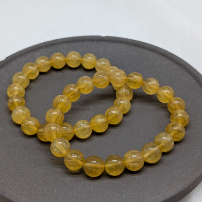 Gelber Fluorit Armband 10 mm