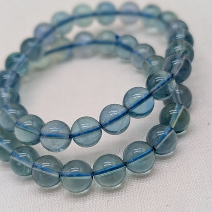 Blauer Fluorit Armband 8 mm