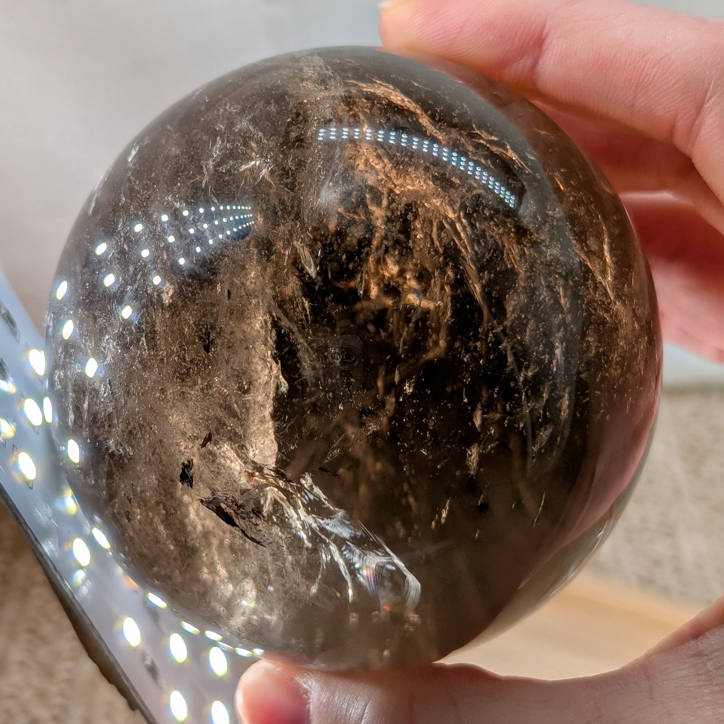 Große Rauchquarz Kugel [RQ]