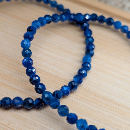 Kyanit Armband facettiert 4 mm