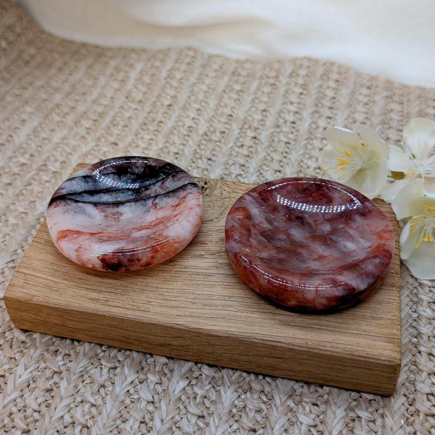 Kleine Feuerquarz Schale [A+B]