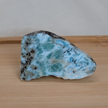 Larimar Anschliff / Rohstein [Y]