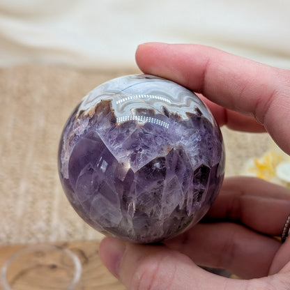 Crazy Lace Amethyst Kugel [A+B]