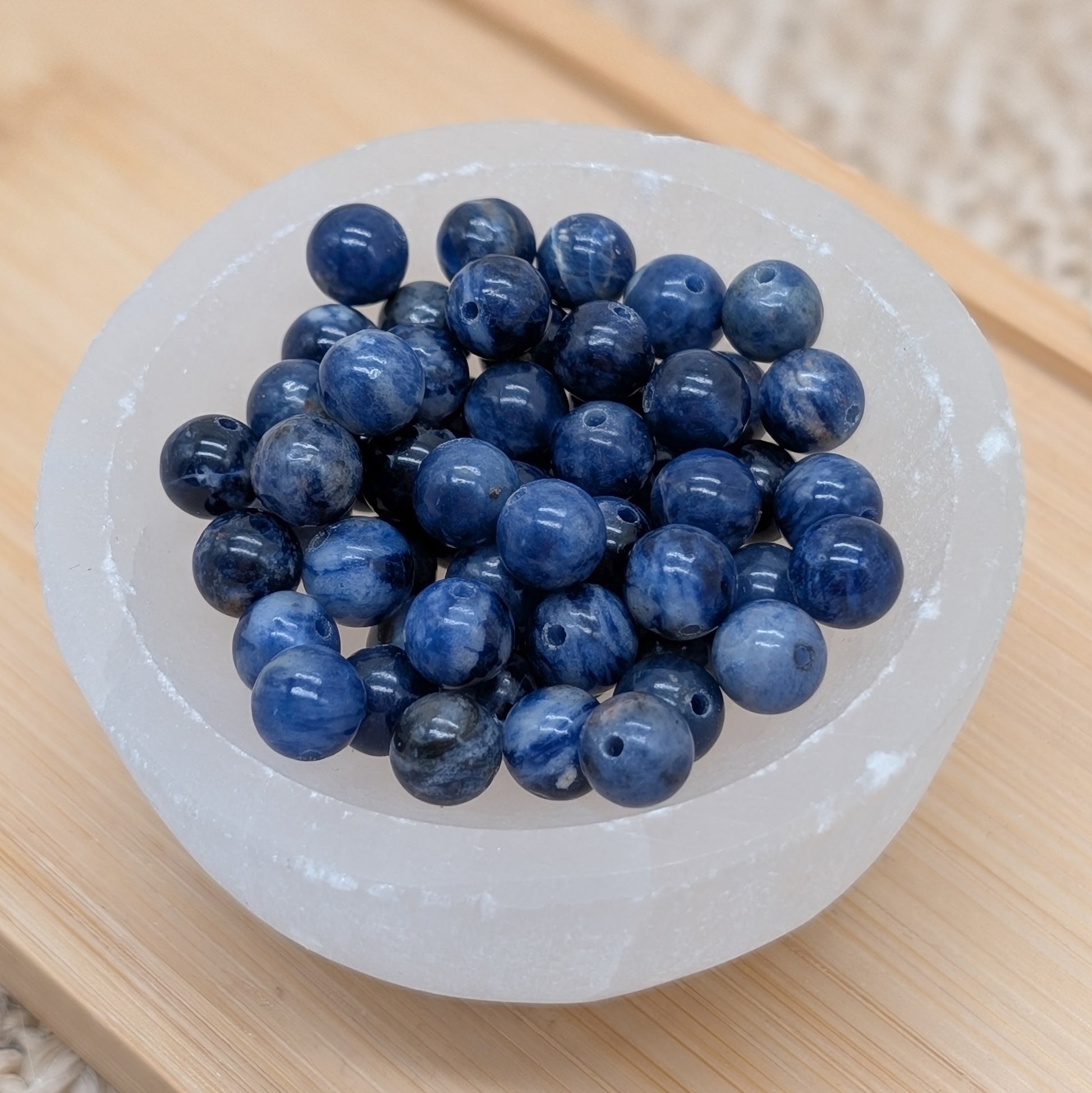 Sodalith Edelsteinperle 6 mm